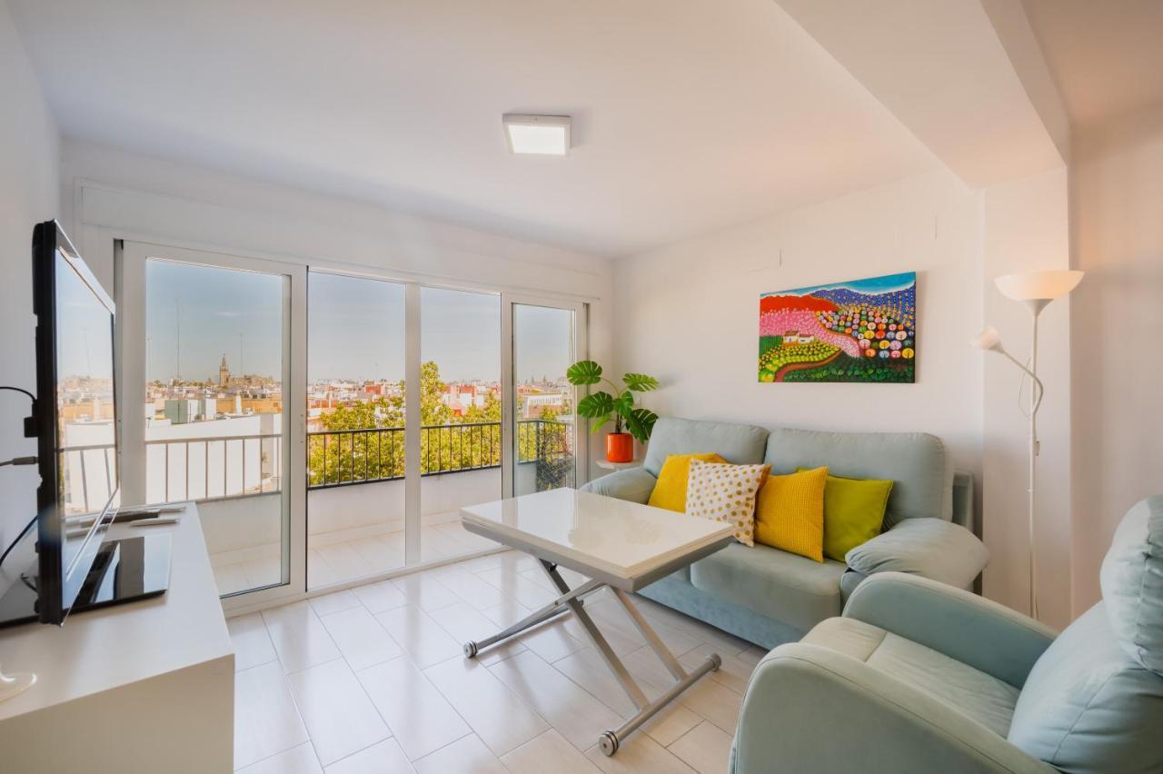 Ferienwohnung Wide And Colourful- 3Bd 1Bth- Triana Sevilla Exterior foto