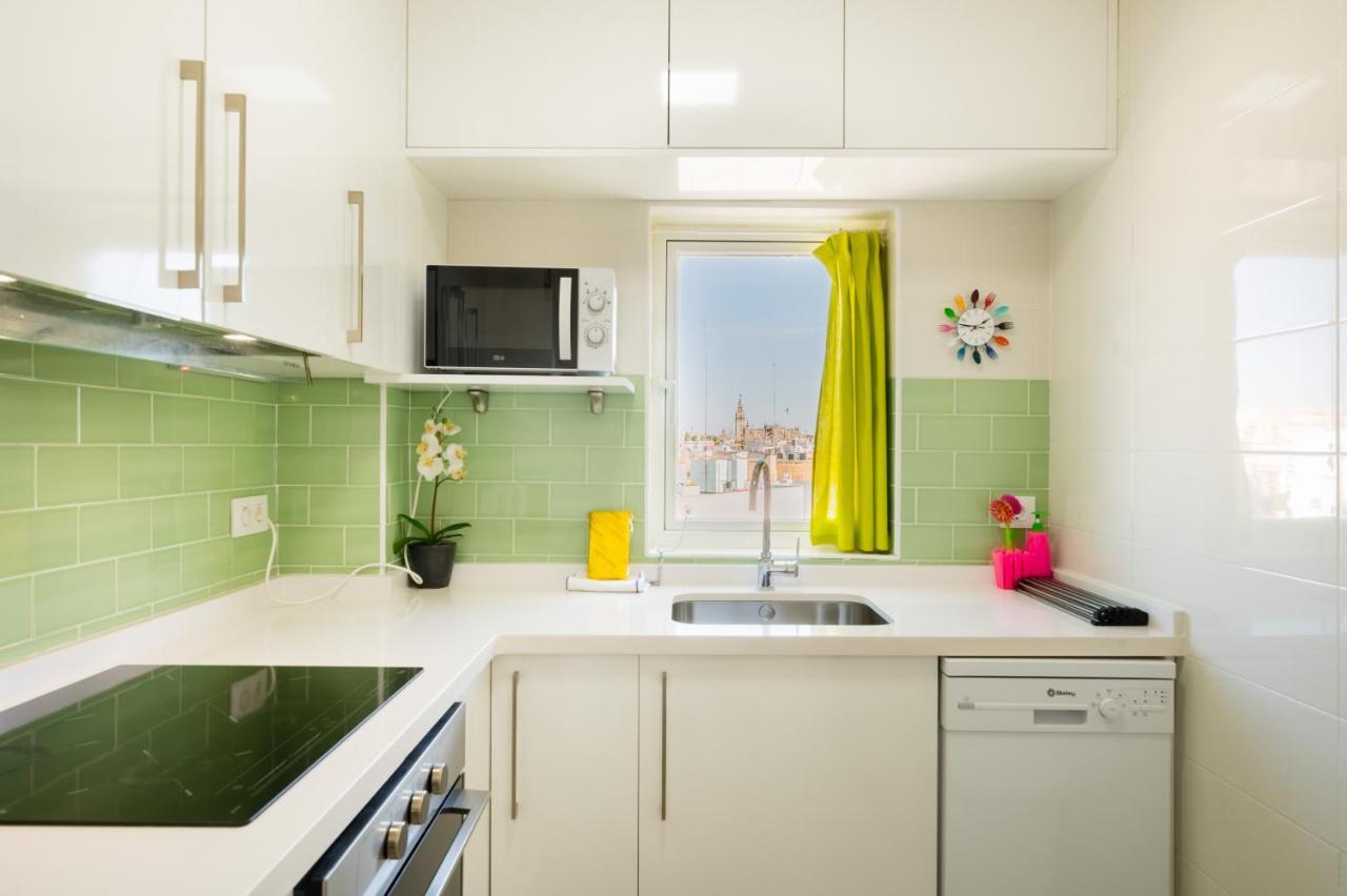 Ferienwohnung Wide And Colourful- 3Bd 1Bth- Triana Sevilla Exterior foto