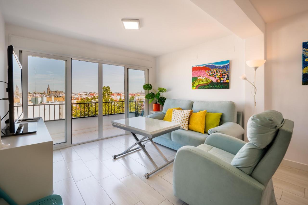 Ferienwohnung Wide And Colourful- 3Bd 1Bth- Triana Sevilla Exterior foto